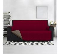 INTRECCI Copridivano 3 Posti, Copridivano con Braccioli, Antimacchina, Elasticizzato, Telo Copridivano, Double Face, Impermeabile, Protegge da Macchie e Sporco, Facile da Lavare.