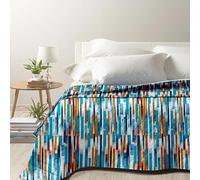 INTRECCI Copriletto Trapuntino Singolo Primaverile, Microfibra Stampata 170x260 cm, Leggero, Anallergico, Duck Friendly, Made in Italy