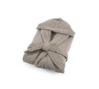 INTRECCI HOME Accappatoio Uomo e Donna, in Puro Cotone Jacquard 500 g, Taglia M, Morbidezza Extra, Avvolgente, con Cappuccio e Tasche, Elegante e Confortevole, Modello: Amelie