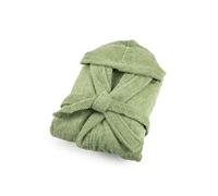 INTRECCI HOME Accappatoio Uomo e Donna, in Puro Cotone Jacquard 500 g, Taglia XL, Morbidezza Extra, Avvolgente, con Cappuccio e Tasche, Elegante e Confortevole, Modello: Amelie