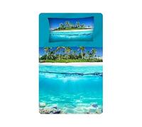 INTRECCI Parure Letto 1 Piazza e Mezza Sogni d’Oro in Cotone, Lenzuolo Sotto con Angoli Lenzuolo Teso 1 Federa Dis.62 Bali