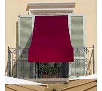 INTRECCI Tenda da Sole per Esterno, Tenda da Sole per Balconi, Impermeabile, a Caduta, 145x300 cm, Telo Ombreggiante, Riduce Luce e Calore, Migliora la Privacy, Colore Bordeaux.