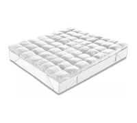 Intrecci Topper Matrimoniale, Topper 170x200 cm, Effetto Piuma, Anallergico e Antiacaro, Igienico, con Angoli Elastici, Spessore 5 cm, più Comfort per il Letto, Sonno Confortevole e Rigenerante.