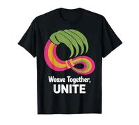 Intrecciate Insieme, Unite Il Design colorato dell'infinito Maglietta