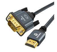 Intrecciato Cavo da HDMI a VGA 1M(Maschio a Maschio) compatibile per