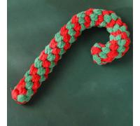 Intrecciato Natale Cane Giocattoli Cucciolo da Masticare Vacanze Ghirlande