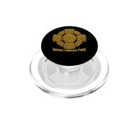 Intrecciato nel tempo nodo decorativo a croce alta PopSockets PopGrip per MagSafe