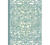 Intricate And Delicate Yellow And Green Leaves, 200 Unlined, Floral Detailed Page, 8x11, Hardcover Journal, Art Pad, Sketchbook, Drawing Book: Made ... By: Artist Mary Elisabeth Linder @ MaryEMade