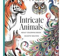 Intricate Animals: Adult coloring book