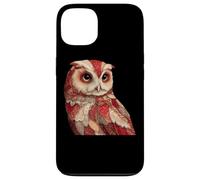 Intricato gufo rosso Vintage Boho Forest Spirit Custodia per iPhone 13
