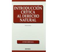 Introducción crítica al derecho natural