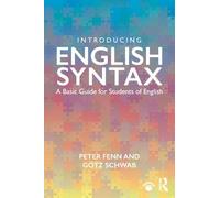 Introducing English Syntax: A Basic Guide for Students of English