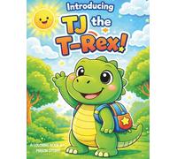 Introducing TJ the T-Rex! Kids Coloring Book
