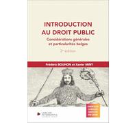Introduction au droit public - Considérations générales et particularités belges