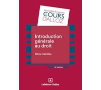 Introduction générale au droit