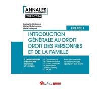 Introduction générale au droit et droit des personnes et de la famille - L1: 3 copies réelles d'étudiants annotées et corrigées - 9 Dissertations - 6 ... méthodologie appliqués aux sujets 2024-2025
