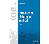 Introduction historique au droit