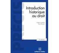 Introduction historique au droit. 6e éd.