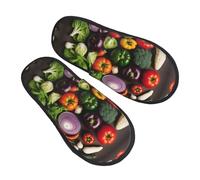 Introduction Of Various Vegetables Unisex Slippers Morbide Pantofole Calde Ciabatte Per Esterno Autunno Invernali L