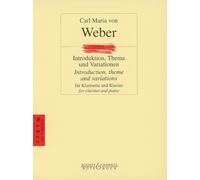 Introduction, Theme and Variations: Clarinet and Piano.