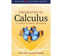 Introduction to Calculus: A Computational Approach