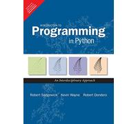 Introduction To Programming In Python: An Interdisciplinary Approach