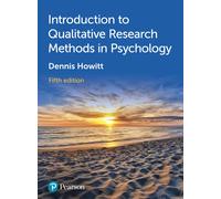 Introduction to Qualitative Research Methods in Psychology-Howitt, Dennis-Copert