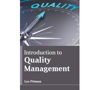 Introduction to Quality Management (Copertina rigida)