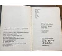 Introduction to the Theory of Statistics