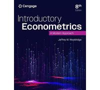 Introductory Econometrics: A Modern Approach