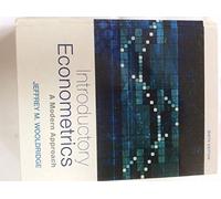 Introductory Econometrics: A Modern Approach
