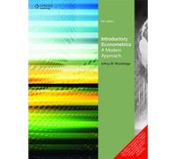 Introductory Econometrics: A Modern Approach (5th Edition) [Paperback]