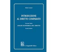 Introduzione al diritto comparato. Vol. 3: Analisi economica del diritto