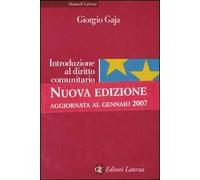 Introduzione al diritto comunitario