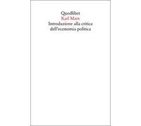 Introduzione alla critica dell'economia politica