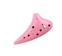 Introduzione Alla Scuola Di Ocarina Per Principianti Strumento Ocarina In Plastica A 12 Fori Con AC Alto Do (Color : Pink)
