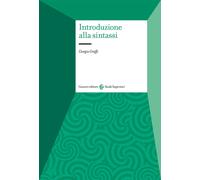 Introduzione alla sintassi - Graffi Giorgio