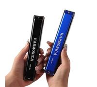 Introduzione All'insegnamento Della Scala Cromatica Dell Armonica In Metallo A 24 Fori(Sea Blue)