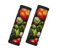 Introduzione di vari involucri di stampa di verdure Etichette ID bagagli Maniglia per porta Elementi essenziali da viaggio Maniglia per bagagli Grip Wrap