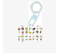 Introduzione di varie verdure che stampano Dog Tag a forma di osso a doppia faccia modello Dog ID Tag a forma di osso Tag per animali domestici Tag collare per cani