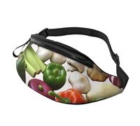 Introduzione di varie verdure Fanny Pack per gli uomini donne moda marsupio borse a tracolla regolabili ovunque borsa da cintura