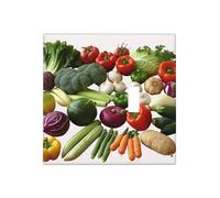 Introduzione di varie verdure Piastre da parete Copertura decorativa Interruttore Luce 2 Gang Coperture Piastra elettrica Piastra di commutazione Copertura in termoplastica per dispositivo Decoratore