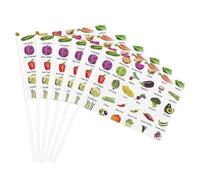 Introduzione di varie verdure Stampa Bandiere palmare Bandiere Versatile Parata Feste Celebrazione Vacanze Matrimonio Home Decor