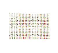 Introduzione di varie verdure stampate striscione decorato, arazzo da parete in poliestere resistente con 4 occhielli per la decorazione del dormitorio