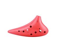 Introduzione Per Principianti Della Scuola Carina Strumento Ocarina In Plastica A 12 Fori Con SC Alto C (Color : Red)