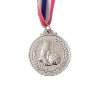 Introti 2,54 pollici medaglie di metallo del modello di calcio con il nastro del collo della competizione premio medaglia doppio lato sport incontro premio per bambini sport riunione