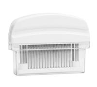 Introti ABS + acciaio inox batticarne con manico antiscivolo, ammorbidente per bistecca con copertura protettiva, taglia tendini per cucina e carne (bianco)