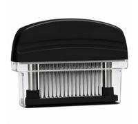 Introti ABS + acciaio inox batticarne con manico antiscivolo, ammorbidente per bistecca con copertura protettiva, tagliacarne per cucina (nero)