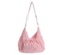 Introti Borsa a tracolla da donna a quadri con cinturino regolabile a mezzaluna borsa alla moda per tutti i giorni per uso quotidiano in ufficio, lavoro, uscite e occasioni sociali