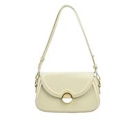Introti Borsa a tracolla da donna in poliuretano, tinta unita, con tracolla regolabile, con manico superiore, per viaggi, vocazione, shopping, lavoro, uso quotidiano, Verde, Style 4